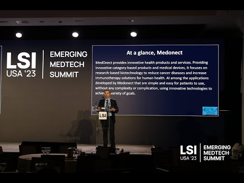 Dr. Ziad George Presents MedOnect at LSI USA '23