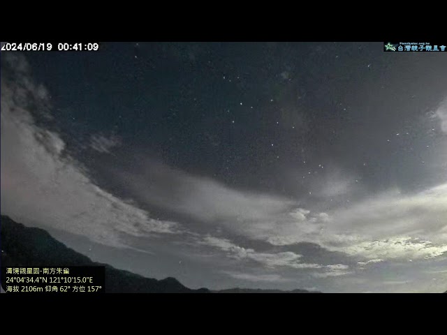 南方朱雀 Starry Sky Live Cam-清境觀星園的星空即時影像