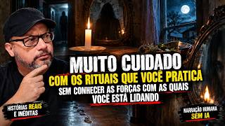 Os perigos DE PRATICAR RITUAIS DE MAGIA sem o devido CONHECIMENTO | QUATRO RELATOS REAIS SINISTROS