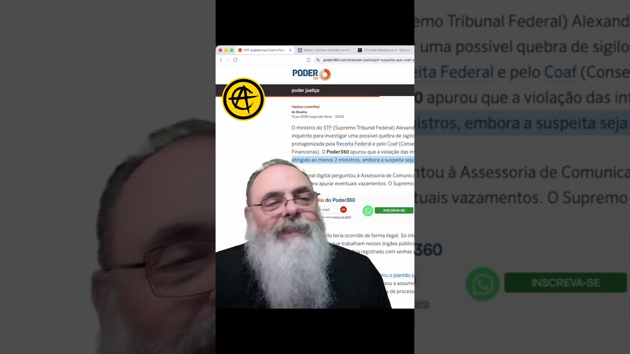 XANDÃO ameaça CRIAR INQUERITO para INVESTIGAR ATAQUE de LULA contra ELE PRÓPRIO e TOFFOLI, via COAF