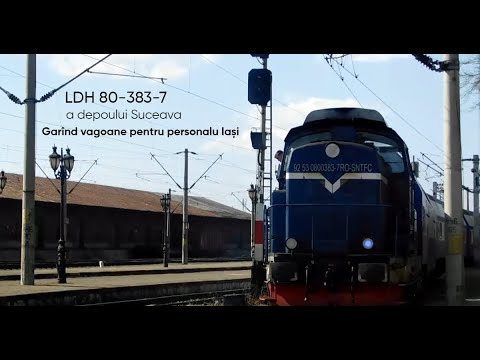 LDH 383 Garînd Vagoanele de la personalu Iasi