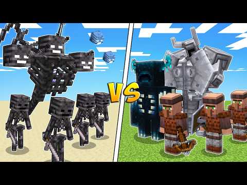 NETHER FORTRESS vs OVERWORLD ARMY