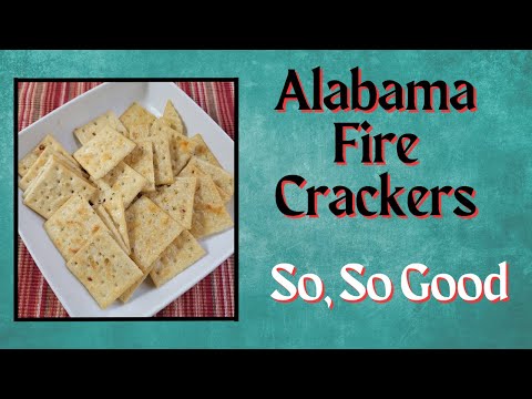 Alabama FireCrackers: Hors d'oeuvres; Party Food; Recipes with Crackers: Saltine Cracker Recipes.