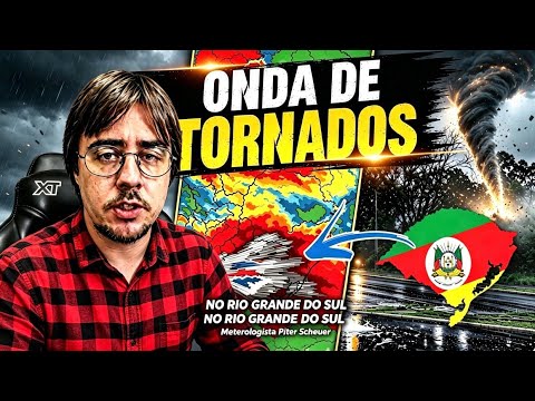 🚨PITER SCHEUER confirma RISCO de ONDA de TORNADOS no OESTE DO SUL — SUPER EL NIÑO A CAMINHO 🌪️