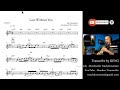 Lost without You - Eric Marienthal "Transcription"