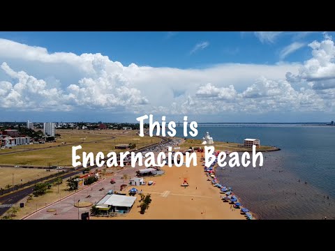 This is Encarnacion Beach - Paraguay - Playa San José