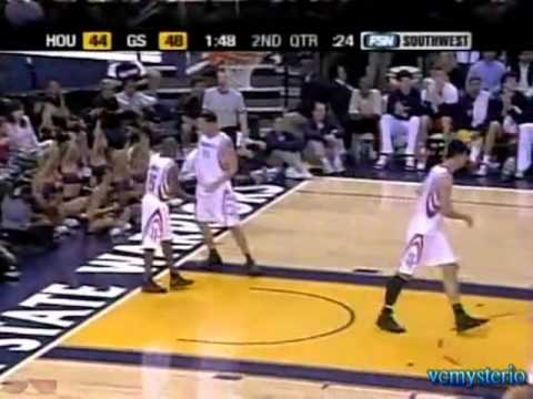 Baron Davis 40pts-13ast vs. Rockets (04.05.2005)