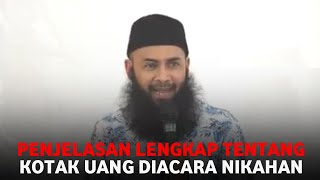 Download lagu Hukum Meletakkan Kotak Uang Diacara Pernikahan??? mp3