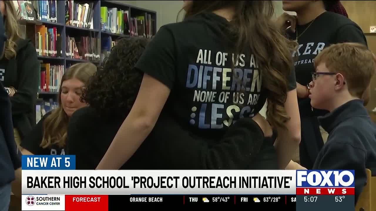 Baker High School students build friendships through Project Outreach club