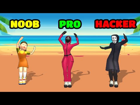 Dancing Race Gameplay - NOOB vs PRO vs HACKER (iOS/Android) - YouTube