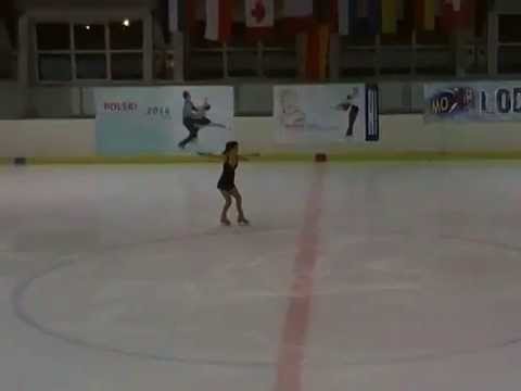 Lodz open cup - Ewa GRUSZECKA, Bronze free skating