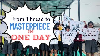 Weaving at the Pit Loom