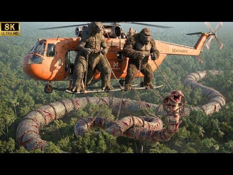 King Kong And Godzilla vs. The Giant Cobra Snake: A Major Clash
