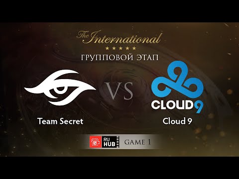 Secret -vs- Cloud9, TI5 Group A, Game 1