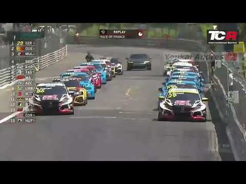 WTCR 2022 Fecha 01 Pau Ville, Francia. Carrera 1 (video SD+, audio calidad radio) Español LA