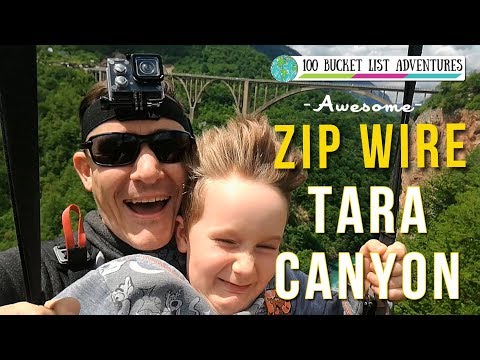 TERRIFYING zip wire over the LARGEST canyon in Europe!