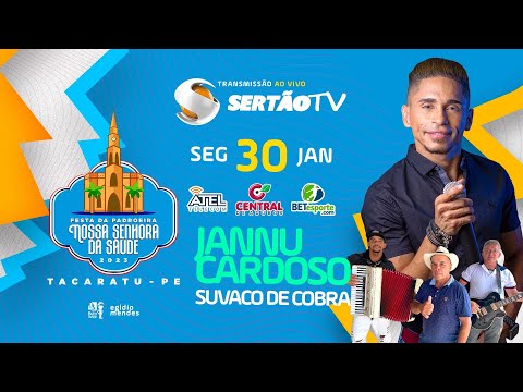 JANNU CARDOSO | SUVACO DE COBRA - FESTA DE NOSSA SENHORA DA SAÚDE | TACARATU - 2023 Sertão TV