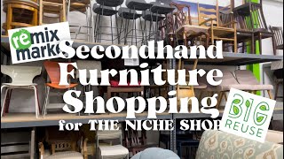 SECONDHAND FURNITURE SHOPPING for my VINTAGE SHOP | We