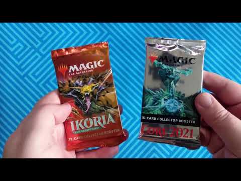 MTG - Collector's Pack Comparison Ikoria Vs. Core 2021