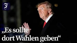 Trump zu Ukraine-Wahlen – Selenskyj bietet Raffinerie-Stopp an