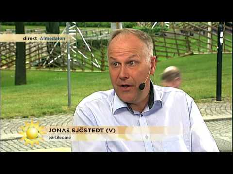 Vänsterpartiets dag i Almedalen - Nyhetsmorgon (TV4)