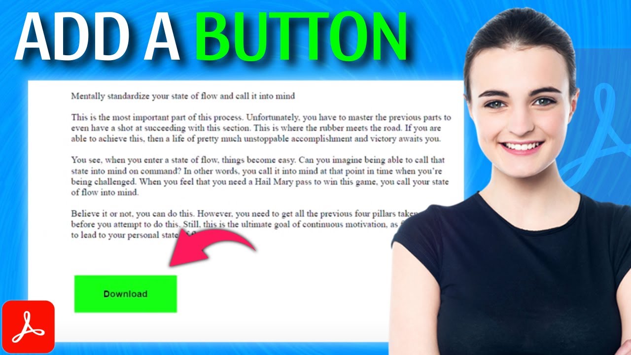 How to Insert a Clickable Button in a PDF Using Acrobat