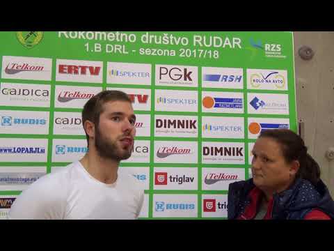 Marko Žuran (RK Drava Ptuj) - Izjava po tekmi RD Rudar - RK Drava Ptuj (18.11.2017)