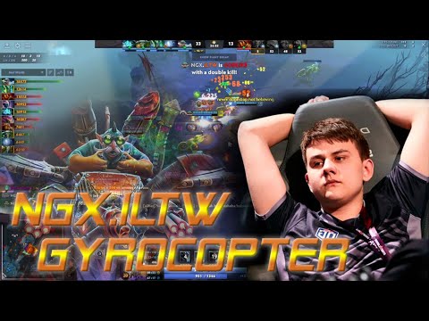 NGX.iLTW safelane GYROCOPTER vs Secret.SumaiL- PANGOLIER Dota 2 Pro Gameplay Highlights