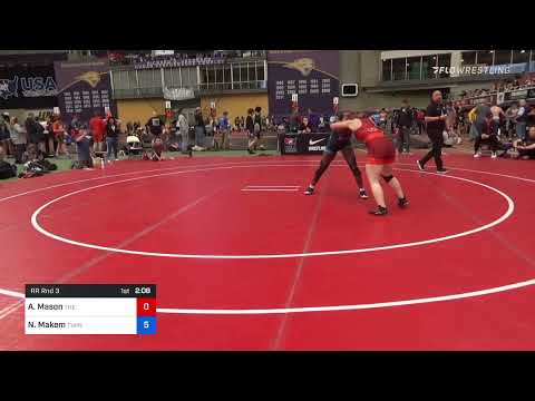 65 Kg Rr Rnd 3 - Alioz Mason, The Factory Wrestling Club Vs Nina Makem, Twin Cities Regional Train