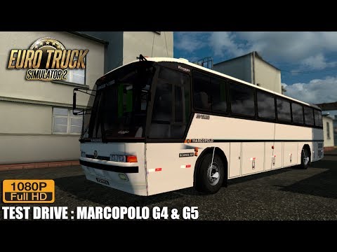 Test Drive Marcopolo G4 & G5 | Euro Truck Simulator 2 [ 1.27 ]