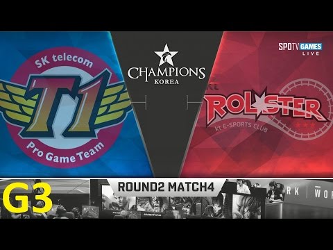 SKT vs KT Game 3 Highlights - 2017 LCK SPRING SPLIT