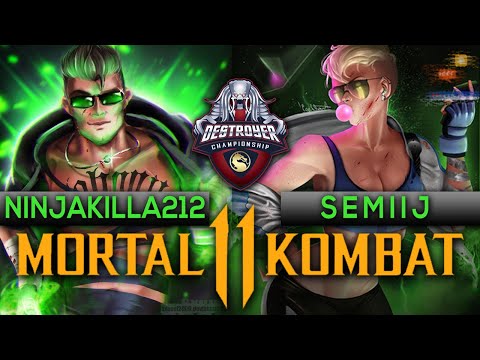NINJAKILLA212 VS SEMIIJ (BATTLE OF GOD'S) - Destroyer's Championship Final - MK11