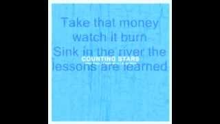 Counting Stars - Jake Coco feat. Alexi Blue and Corey Gray - Lyrics (cover)