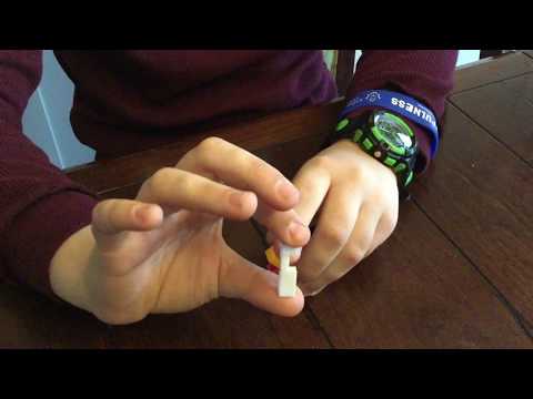 6-piece plastic Burr puzzle solution