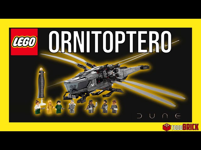 Vídeo relacionado con LEGO 10327 Icons Dune: Atreides Royal Ornithopter, Maqueta para Adultos, Artículo de Coleccionista, Regalo para Cinéfilos a Partir de 18 Años, 8 Minifiguras: Paul Atreides, Chani, Barón Harkonnen