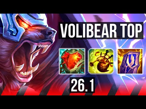 VOLIBEAR vs AKALI (TOP) | 38K damage | EUW Master | 26.1