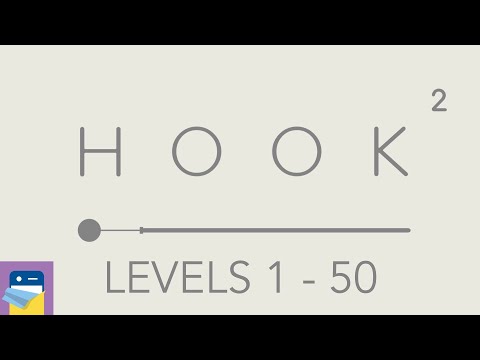 HOOK 2: Levels 1 - 50 Walkthrouhh & iOS Gameplay (by Maciej Targoni / Rainbow Train)