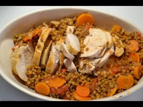 Rôti de dinde aux lentilles recette cookeo