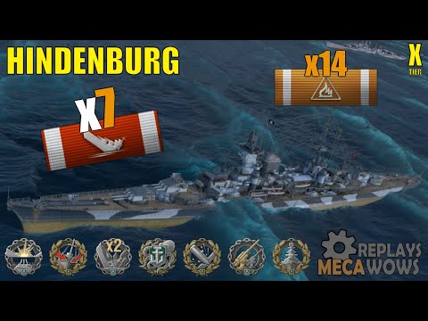Hindenburg 7 Kills & 226k Damage | World of Warships Gameplay