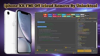 iPhone XR New Method FMI OFF iCloud Open Menu Auto 1 Click By Unlock Tool