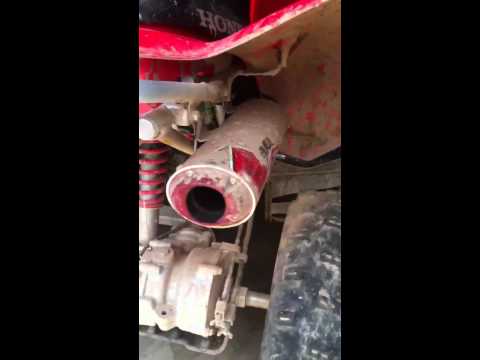 Honda TRX250x with Big Gun Evo R exhaust