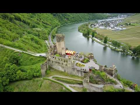 Luftaufnahmen entlang der Mosel, von Kobern Gondorf bis Beilstein H