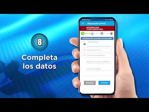 App Bienvenido al Perú, video de YouTube