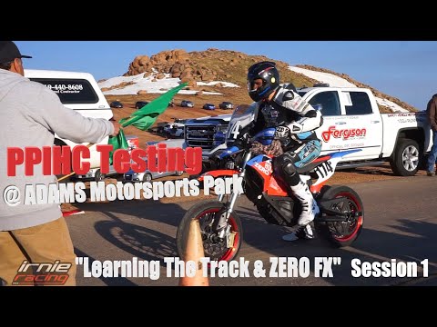 PPIHC Testing @ Adams Supermoto "Learning The Track & Hollywood Electrics ZERO FXS" Pt.1