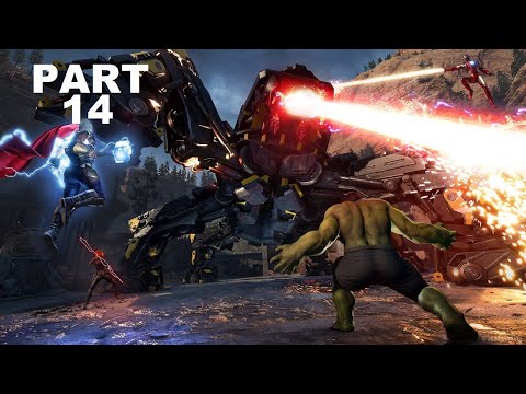 MARVEL'S AVENGERS Walkthrough Gameplay-PART 14-PS4