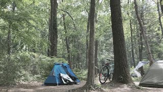 【vlog】自転車で行く嵐山渓谷キャンプin埼玉【自転車キャンプ】