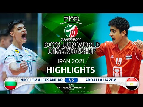 Bulgaria vs Egypt | Boys U19 World Champs 2021 | Nikolov Aleksandar vs Abdalla Hazem
