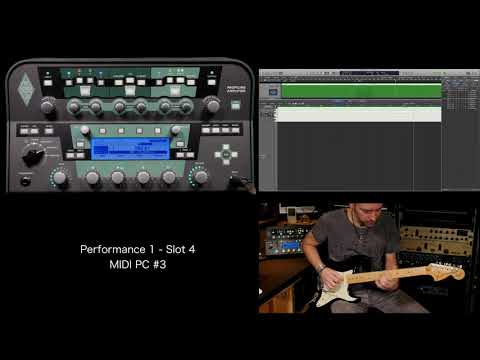 Kemper Profiler controlled via MIDI from DAW - Demo