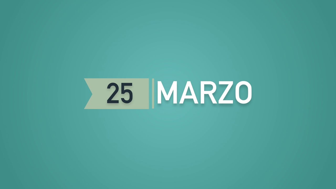 Meditazione Calendario “Parole di Vita” del 25 Marzo 2021