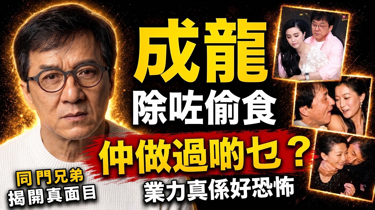 成龍臨老出事！🚨除咗偷食仲做過啲乜？晚節不保背後嘅因果報應，真相絕對嚇親你！😱#成龍 #岑逸飛 #人生智慧 #命理 #哲學 #易經 #正能量 #因果報應  #娛樂圈 #食花生 #玄學 #香港